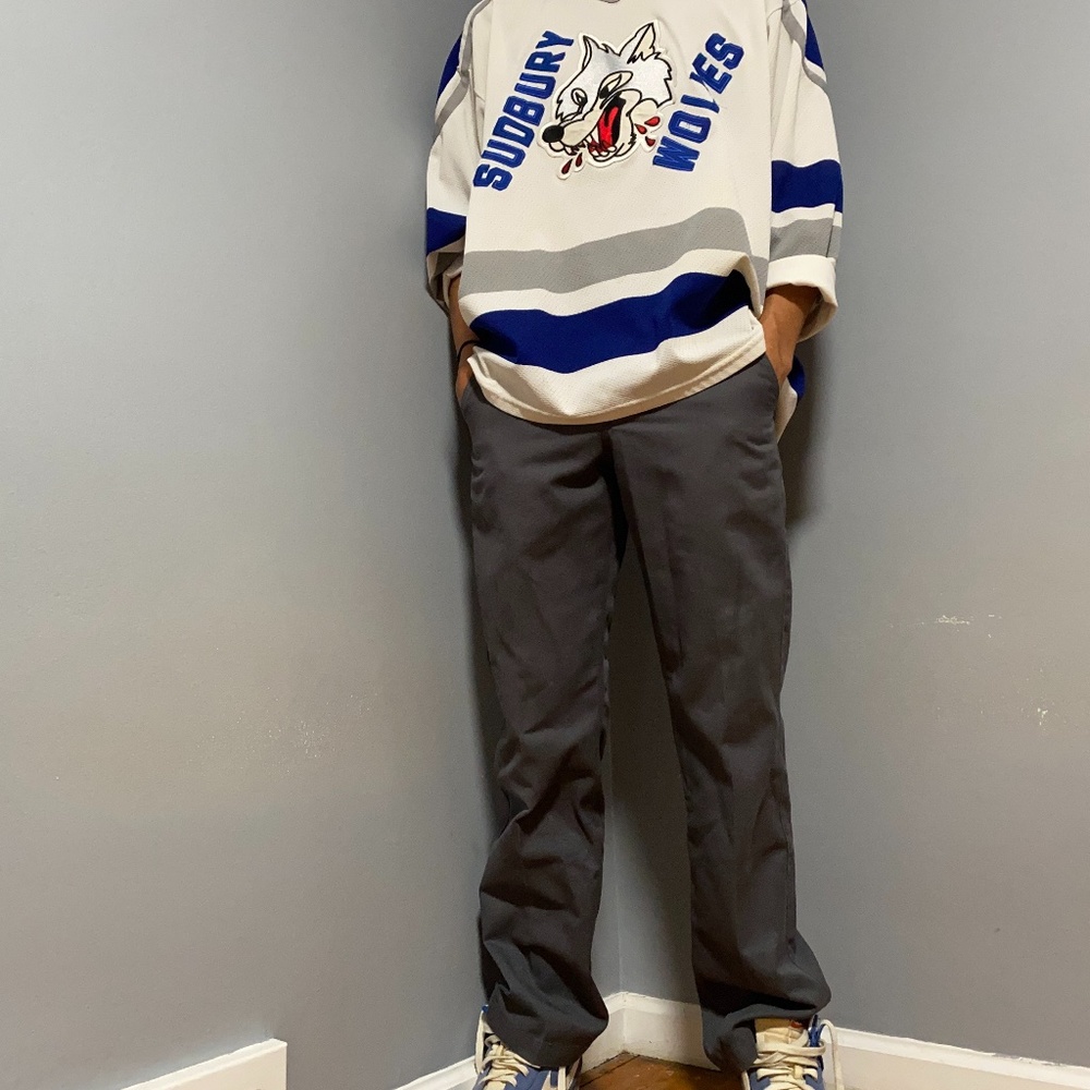 Carhartt Grey Blended Twill Work Pant - 30x32